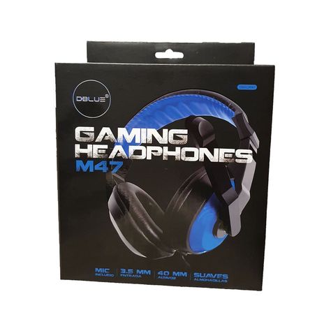 Audifono Gamer Microfono DBLUE 47BL Azul-0