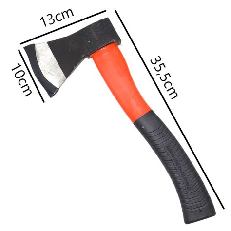 Hacha de Mano 35cm Mango Engomado 600g 13081-3
