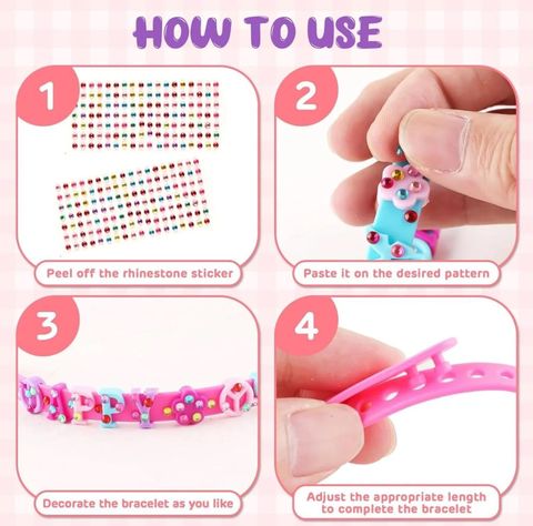 Kit de Pulseras Niña Armar y Decorar Con accesorios 55441-1