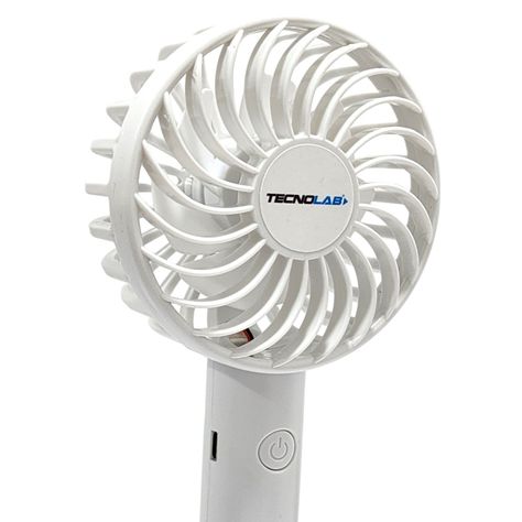 Ventilador Recargable Portátil Base Tecnolab Blanco TL671W-2