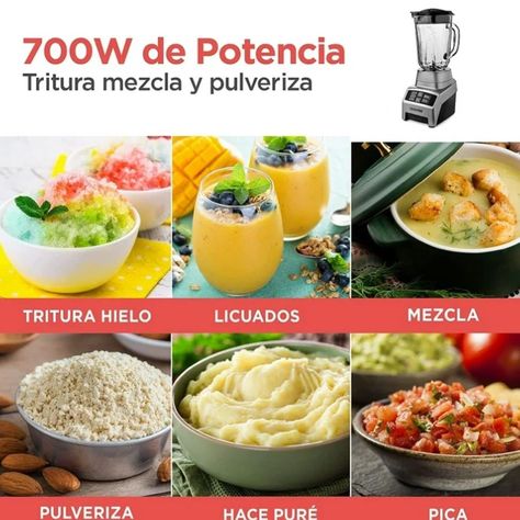 Licuadora Black+Decker 700 Watt 6 Aspas BL1840MS-CL-7