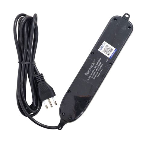 Alargador Eléctrico 6Pos 3mt Switch Tm-800100bk Tecmaster-3