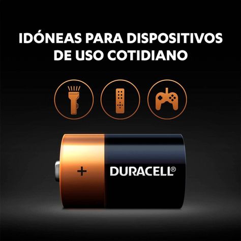 Pack 2 Pilas Duracell D Alcalina-2