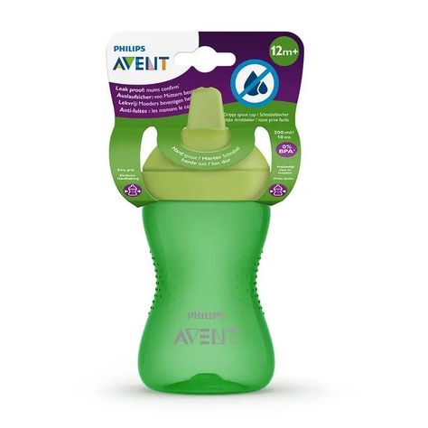 Vaso Boquilla Rígida Avent Spout Cup Verde SCF803/03 12m+-7