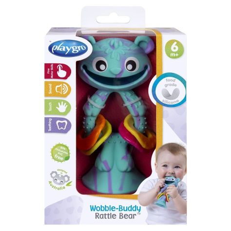 Juguete De Mesa Happy Wobble Bear Playgro-3
