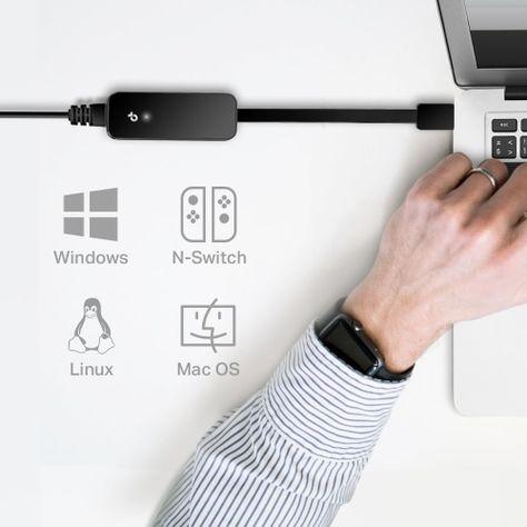Adaptador de red USB 3.0 a Gigabit Ethernet Tp-Link-3