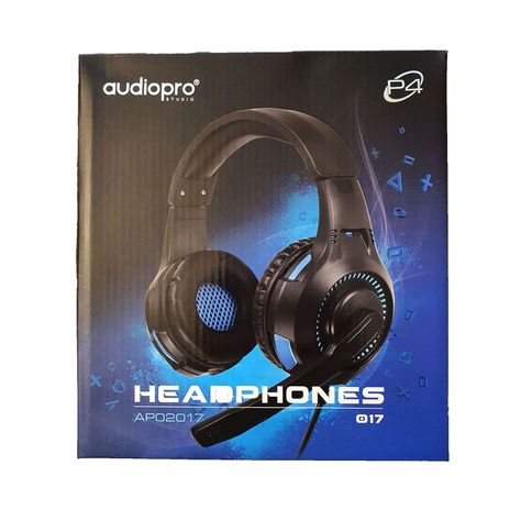 Audifono Gamer Microfono Audiopro 017 Azul-1