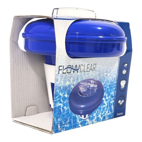 Porta Cloro Flotante Flowclear 16.5cm 58071 Bestway-3