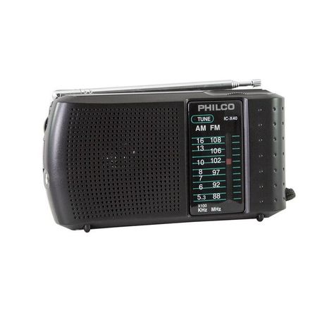 Radio a Pilas Philco ICX-40 Fm/Am Portable de Bolsillo-0