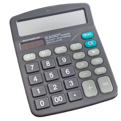 Calculadora Kadio KD-8837B de 12 Dígitos 11035-0