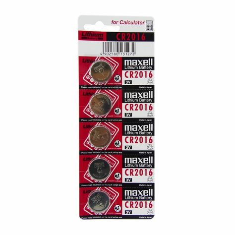 Pack 5 Pilas Cr 2016 Maxell Lithium-0