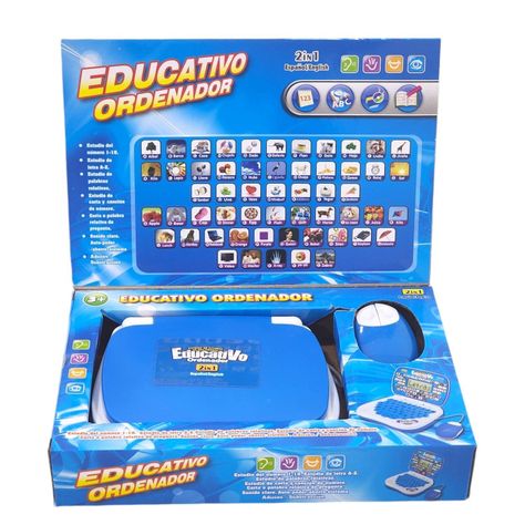 Mini Laptop Educativa Interactiva Esp / Inglés Niños 55359-4