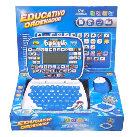 Mini Laptop Educativa Interactiva Esp / Inglés Niños 55359-6