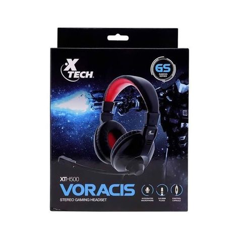 Audifonos Gamer PC Xtech Voracis Negro-1