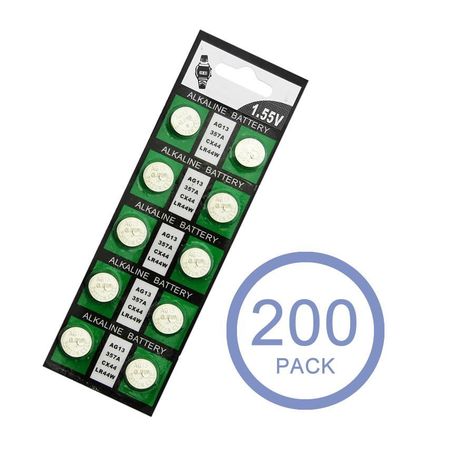 Pack 200 Pilas Ag13 Lr44 Alkaline Battery-3