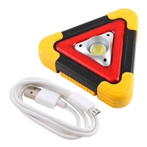 Triangulo Emergencia Led Recargable Solar Tecnolab-2