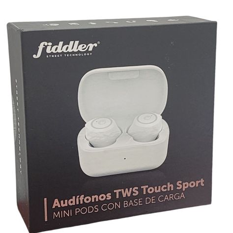Audífonos TWS Touch Sport Fiddler FDG16W Blanco-2