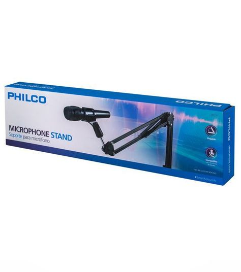 Soporte Para Microfono Philco Plegable-1