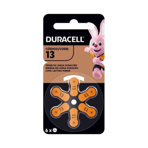 Pack 6 pilas Duracell Numero 13 Audilogica-0