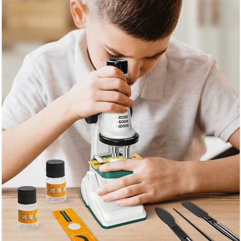 Microscopio Infantil Educativo Aumento 1200X 55277-5