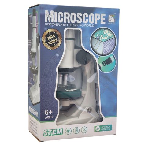 Microscopio Infantil Educativo Aumento 1200X 55277-6