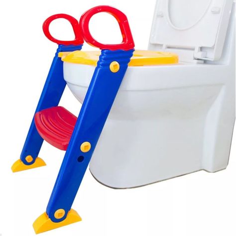Adaptador Asiento Entrenador de Inodoro Niños con Escalera-0