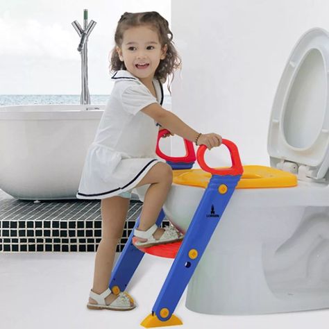 Adaptador Asiento Entrenador de Inodoro Niños con Escalera-3