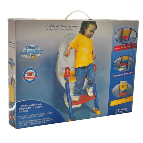 Adaptador Asiento Entrenador de Inodoro Niños con Escalera-4