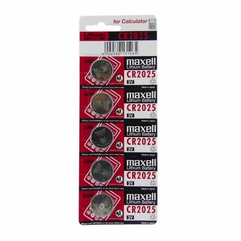 Pack 5 Pilas Cr 2025 Maxell Lithium-0