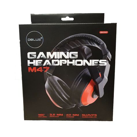 Audifono Gamer Microfono DBLUE 47R Rojo-2