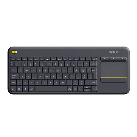 Teclado Inalambrico Logitech K400 Con Touch Pad-0