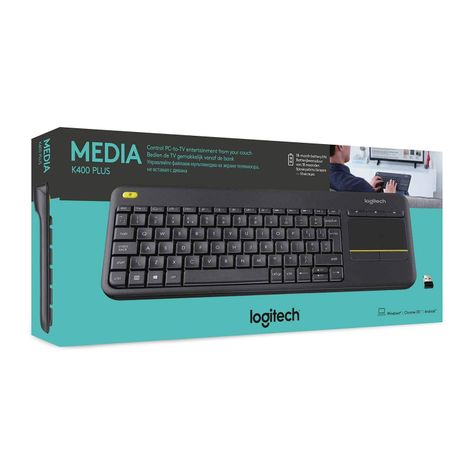 Teclado Inalambrico Logitech K400 Con Touch Pad-3