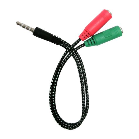Cable Adaptador 1 Macho 2 Hembra 3.5 Honk-0