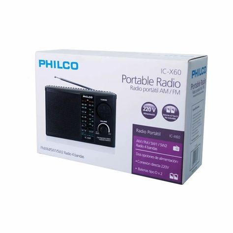 Radio Am Fm Sw1 Philco 4 Bandas 220v ICX60-1