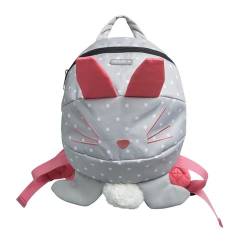 Mochila con Arnés de Seguridad Niña Diseño Conejo Infanti-0