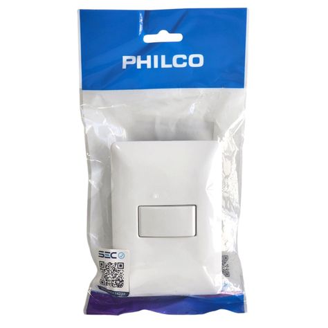 Interruptor Conmutador Escala o Pasillo Philco (9/24) Blanco-1
