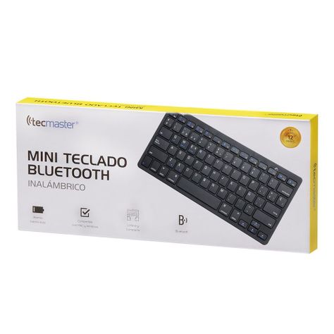 Mini Teclado Bluetooth Tecmaster Negro-2