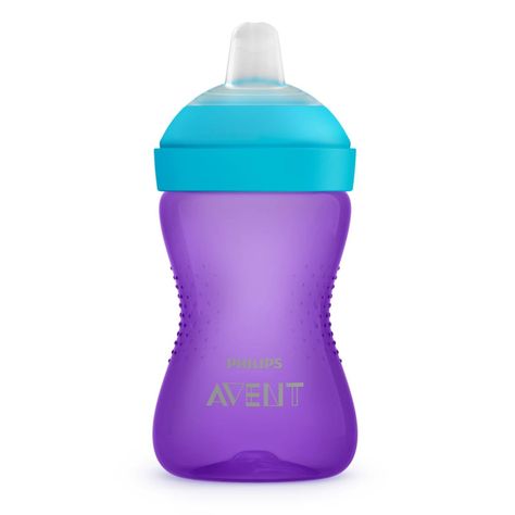 Vaso Con Boquilla Blanda Avent Scf802/02 300ml 9m+ Morado-0