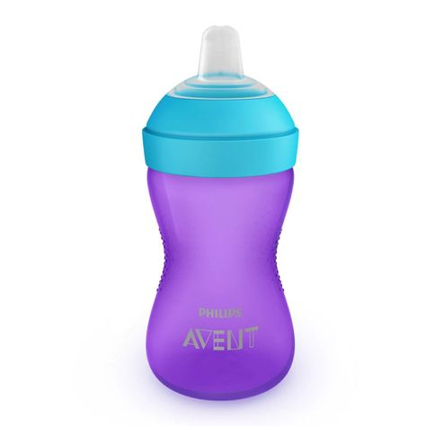 Vaso Con Boquilla Blanda Avent Scf802/02 300ml 9m+ Morado-2