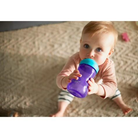 Vaso Con Boquilla Blanda Avent Scf802/02 300ml 9m+ Morado-4