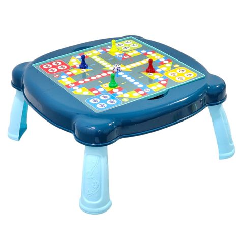 Mesa de Juego 2 en 1 Ludo y Parchís + Accesorios 55211-6