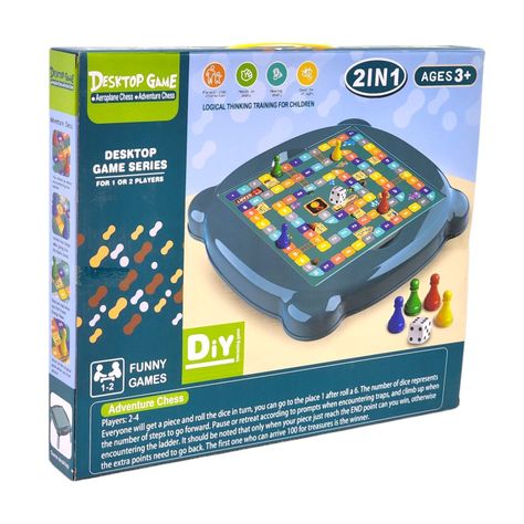 Mesa de Juego 2 en 1 Ludo y Parchís + Accesorios 55211-7