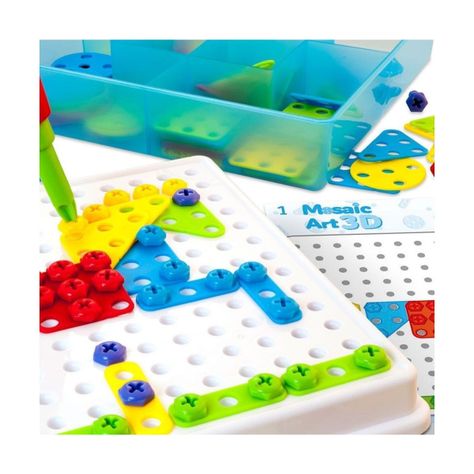 Set Rompecabeza Creativo Tornillos Mosaico 310 pcs-2