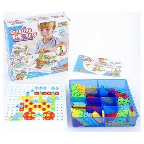 Set Rompecabeza Creativo Tornillos Mosaico 310 pcs-3