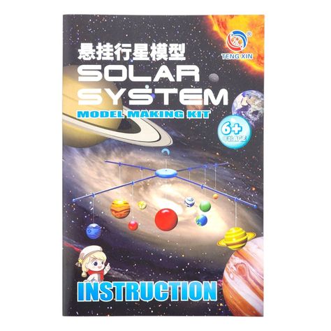 Kit Juego de Ciencia Para Armar y Pintar Sistema Solar 55631-6