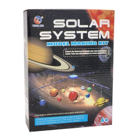 Kit Juego de Ciencia Para Armar y Pintar Sistema Solar 55631-7
