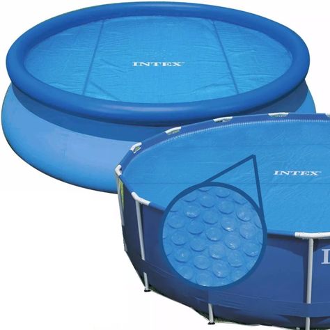 Cubierta Piscina Solar De Polietileno Azul 3,66m Intex 28012-2