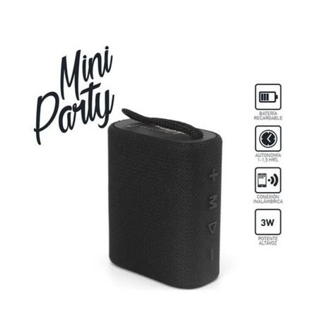 Parlante Portátil Bt TWS Fiddler Mini Party FD-3811 Negro-2