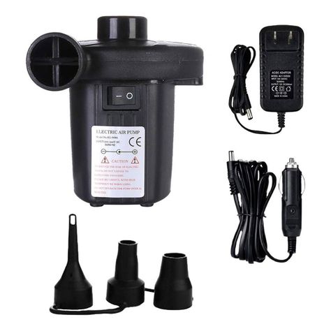 Inflador De Aire Portátil Eléctrico 220/12v 3 Boquillas XG-668A -2