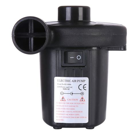 Inflador De Aire Portátil Eléctrico 220/12v 3 Boquillas XG-668A -4